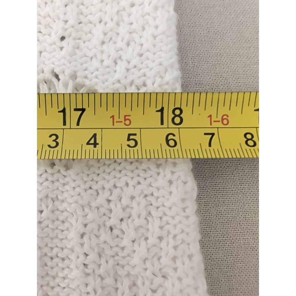 ❤️Wild Fable Cover up Womens XL White Crochet Flower Boho Summer Festival❤️ - Picture 10 of 11